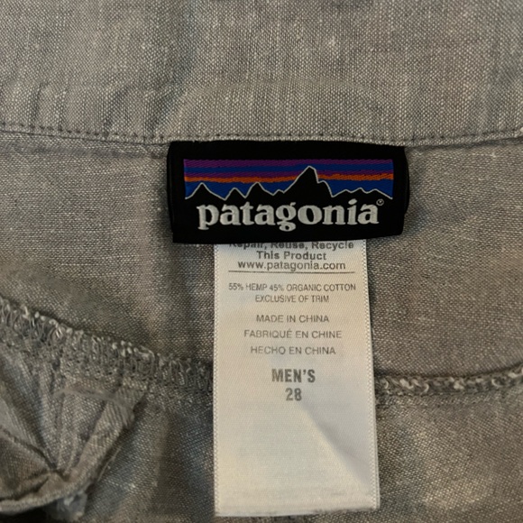 Patagônia Men’s Shorts / Color light grey / Size 28 - Picture 5 of 10